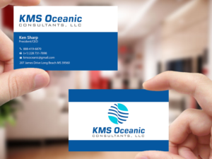 Diseño de Tarjeta por Creations Box 2015 para KMS Oceanic Consultants | Diseño: #11690908