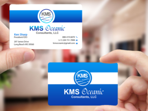 Diseño de Tarjeta por Creations Box 2015 para KMS Oceanic Consultants | Diseño: #11690910