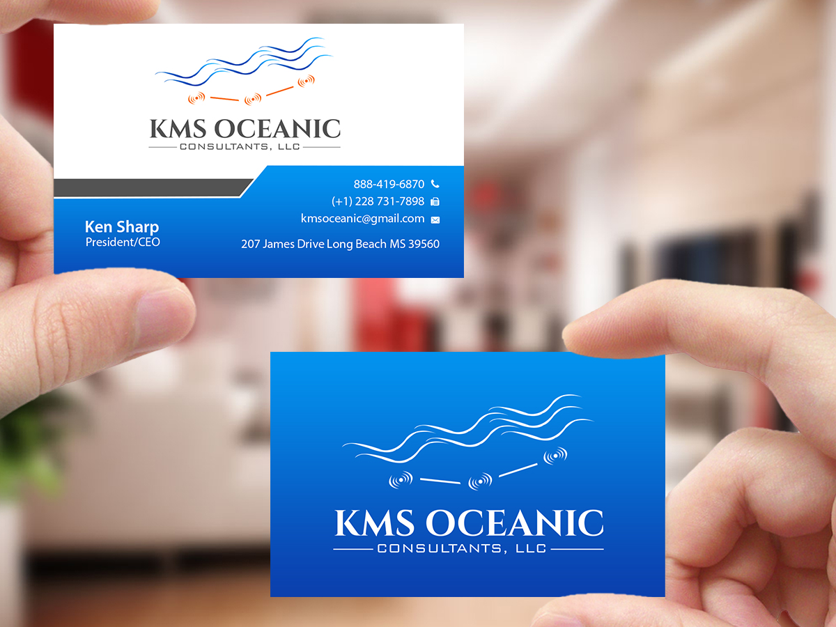 Card Design by Creations Box 2015 for KMS Oceanic Consultants | Design #11697666