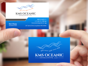 Diseño de Tarjeta por Creations Box 2015 para KMS Oceanic Consultants | Diseño: #11697666