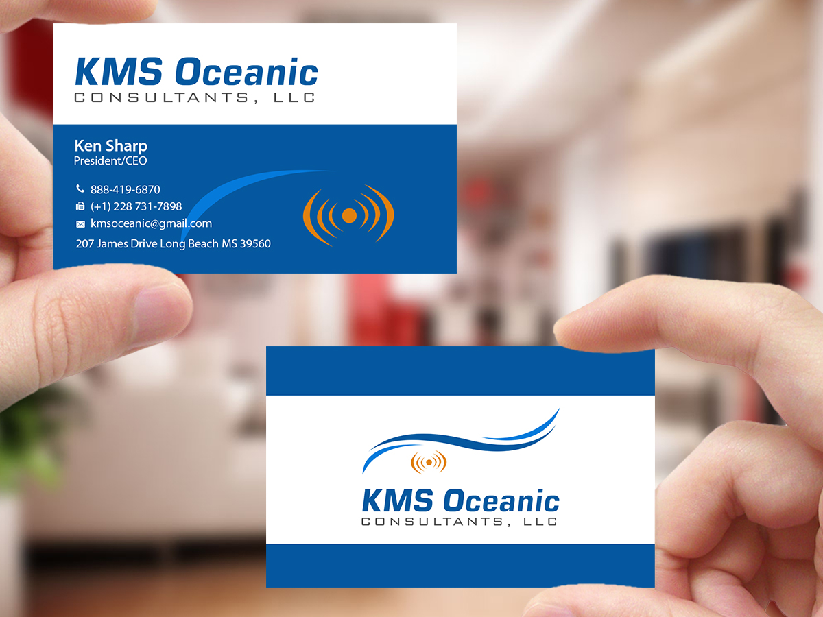 Card Design by Creations Box 2015 for KMS Oceanic Consultants | Design #11697667
