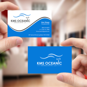 Diseño de Tarjeta por Creations Box 2015 para KMS Oceanic Consultants | Diseño: #11707927