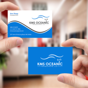 Diseño de Tarjeta por Creations Box 2015 para KMS Oceanic Consultants | Diseño: #11707928