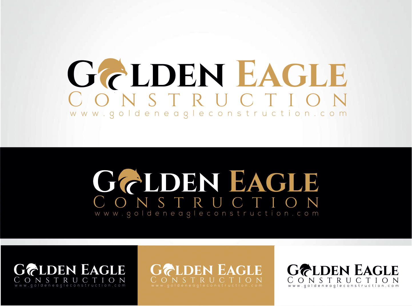 Logo Design by nikkiblue for Golden Eagle Construction | Design #11759378