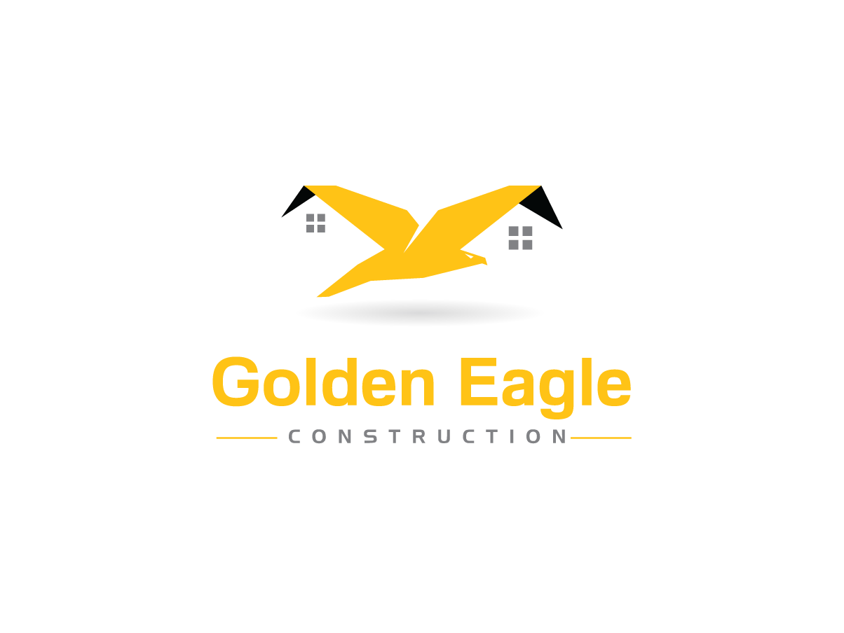 Logo Design by Ajay Soni for Golden Eagle Construction | Design #11818193