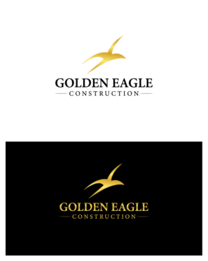 Logo Design by IMD-HUB for Golden Eagle Construction | Design: #11698872