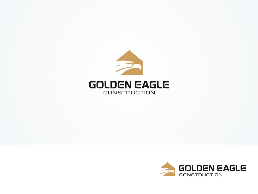 Logo Design by Atvento Graphics for Golden Eagle Construction | Design #11762559