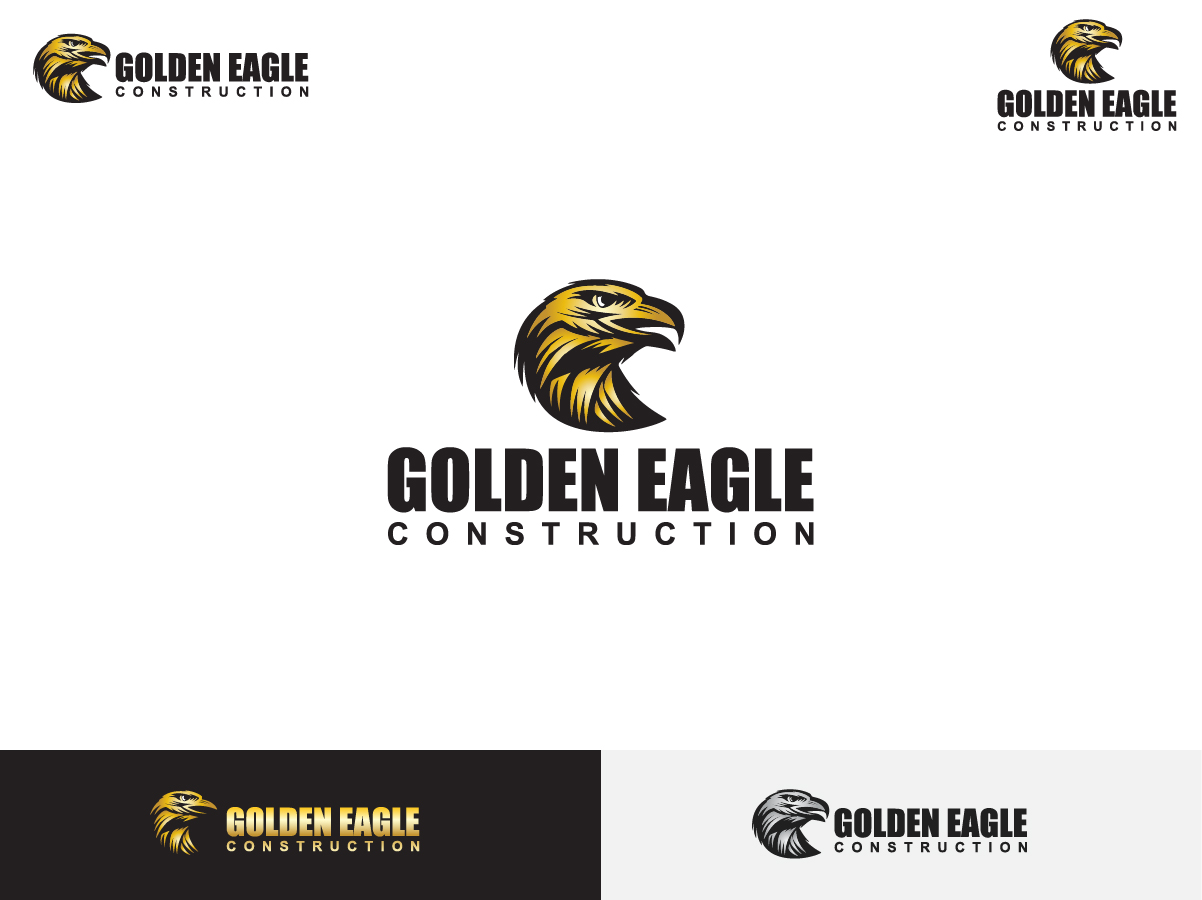 Logo Design by Kristijan Trajchev for Golden Eagle Construction | Design #11748351