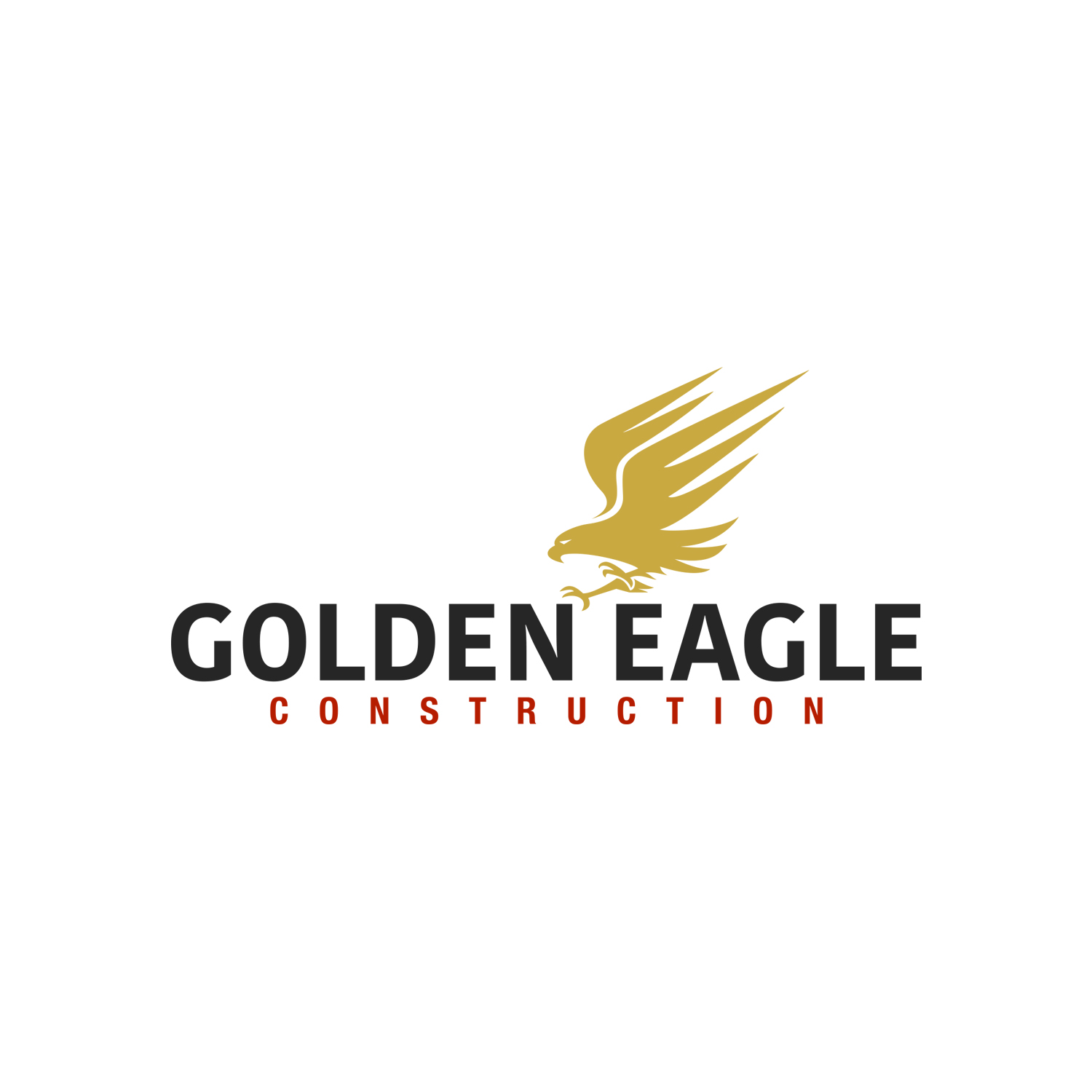 Logo Design by Taiki Design for Golden Eagle Construction | Design #11721608