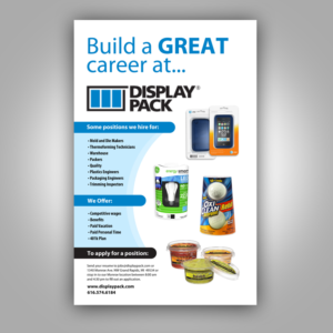 Zeitungsanzeige-Design von earldesigns für Display Pack, Inc. | Design: #11708286