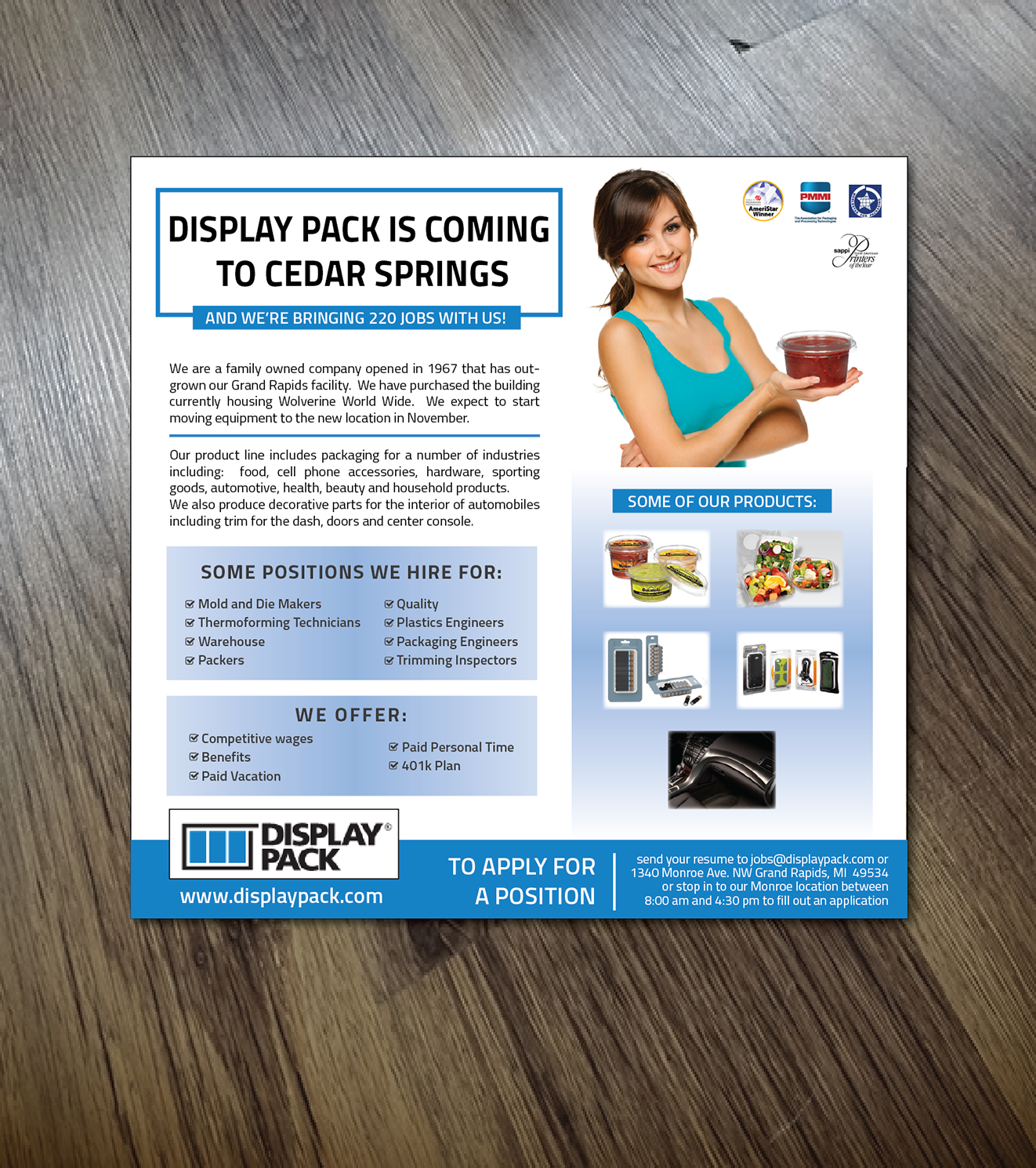 Newspaper Ad Design by Alexandar for Display Pack, Inc. | Design #11686634