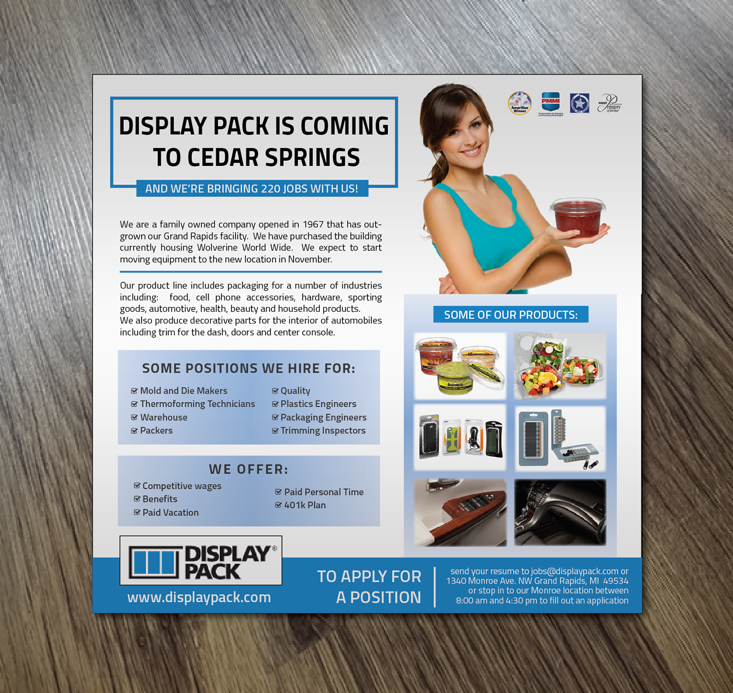 Newspaper Ad Design by Alexandar for Display Pack, Inc. | Design #11696155