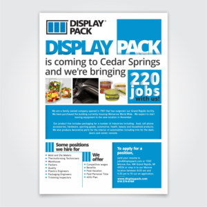 Design Annonce  par fatchvrdsgn pour Display Pack, Inc. | Design #11697314
