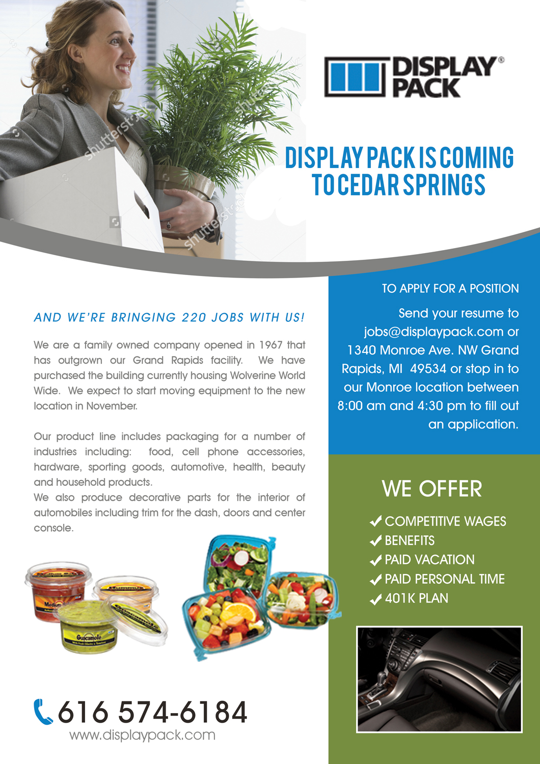 Zeitungsanzeige-Design von leuchi für Display Pack, Inc. | Design #11690313