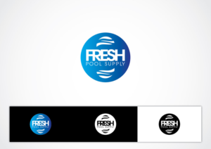 Logo Design by Yong Kushandiono for Fresh & Clear Pool Service Inc. | Design: #11675935