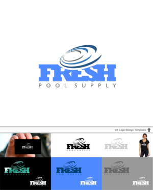 Logo Design by DesignMX (Renan Mejia) for Fresh & Clear Pool Service Inc. | Design: #11681389