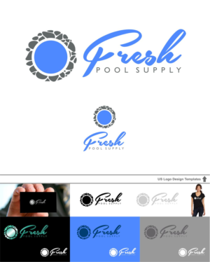 Logo Design by DesignMX (Renan Mejia) for Fresh & Clear Pool Service Inc. | Design: #11681390