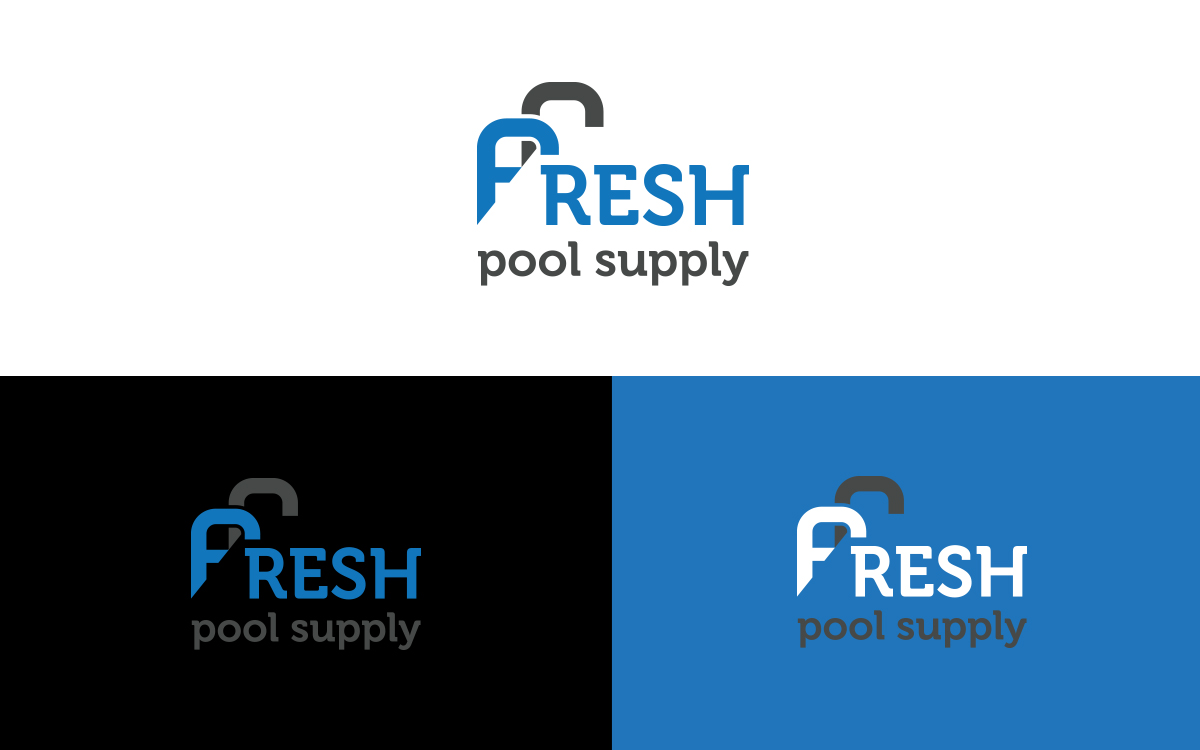 Logo Design by Grafactory for Fresh & Clear Pool Service Inc. | Design #11707768