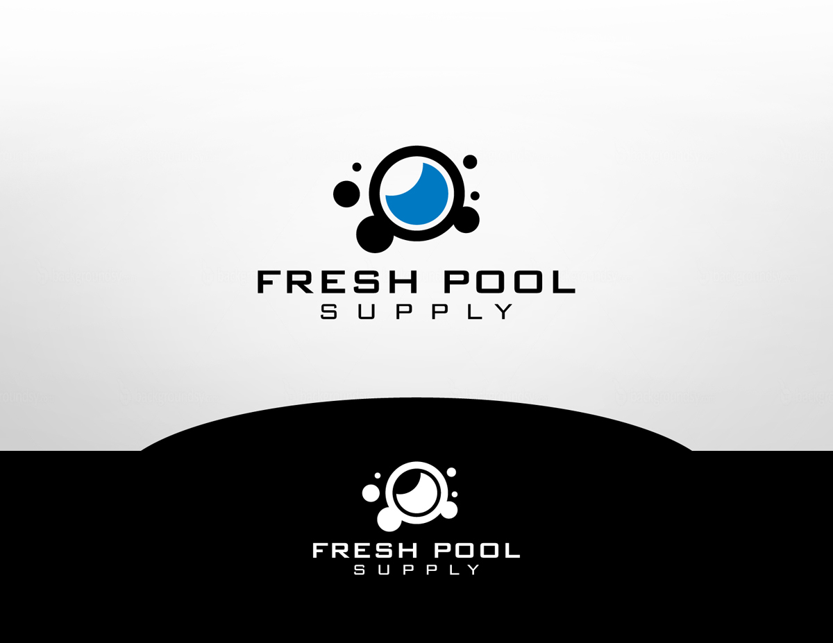Logo Design by BlacknWhite Konzept for Fresh & Clear Pool Service Inc. | Design #11676410