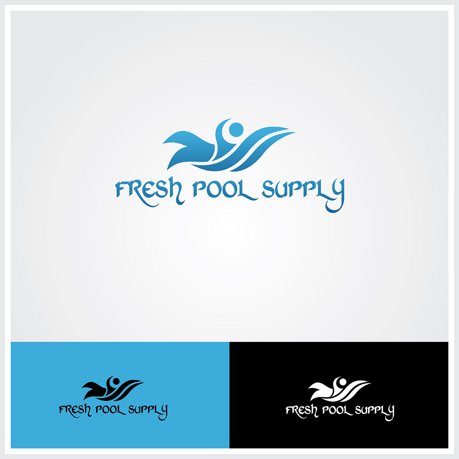 Logo Design by bdesigner9 for Fresh & Clear Pool Service Inc. | Design #11679037