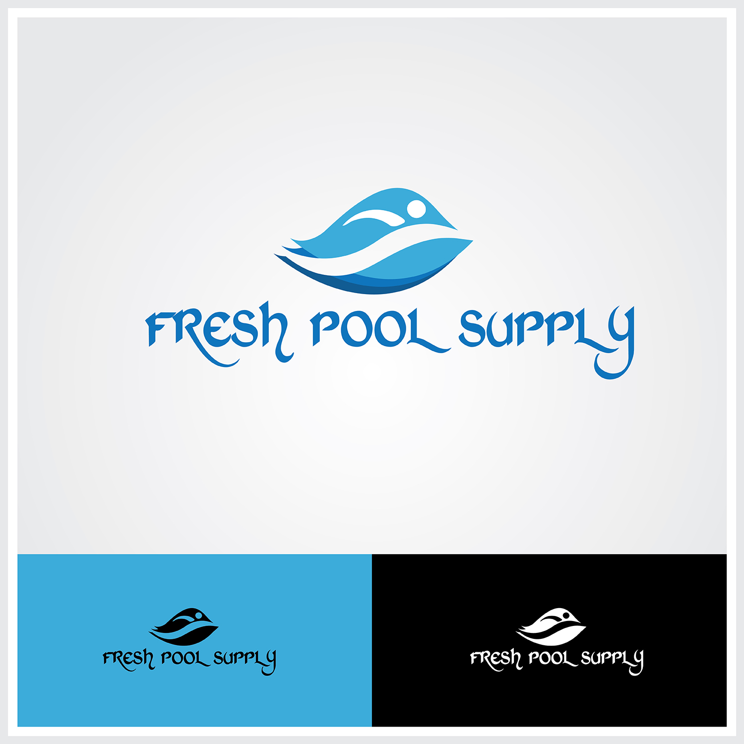 Logo Design by bdesigner9 for Fresh & Clear Pool Service Inc. | Design #11679038