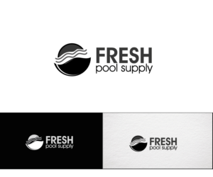 Diseño de Logo por e-graphics para Fresh & Clear Pool Service Inc. | Diseño: #11679482