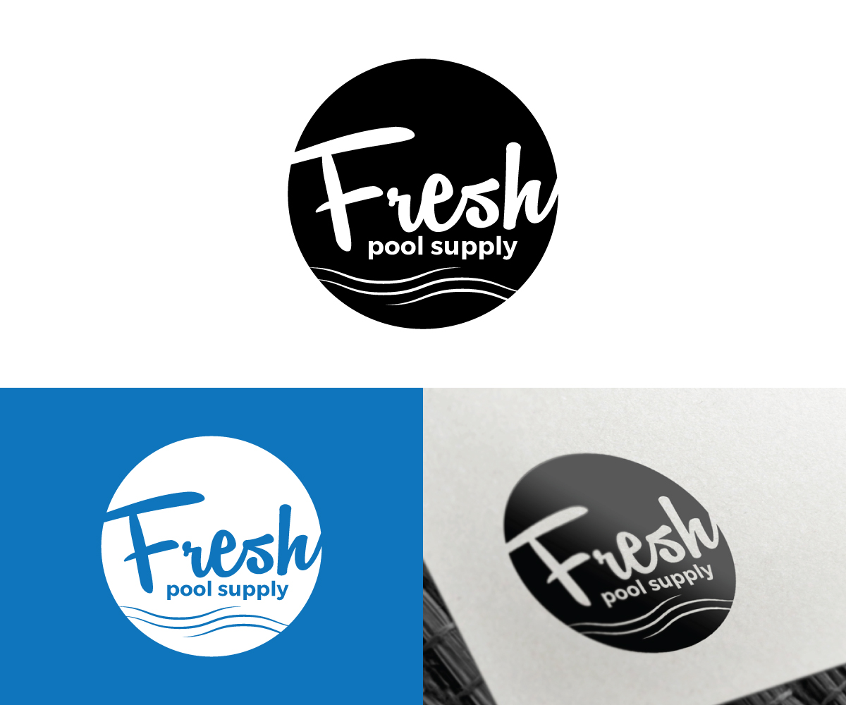 Logo Design by eMARK for Fresh & Clear Pool Service Inc. | Design #11683227