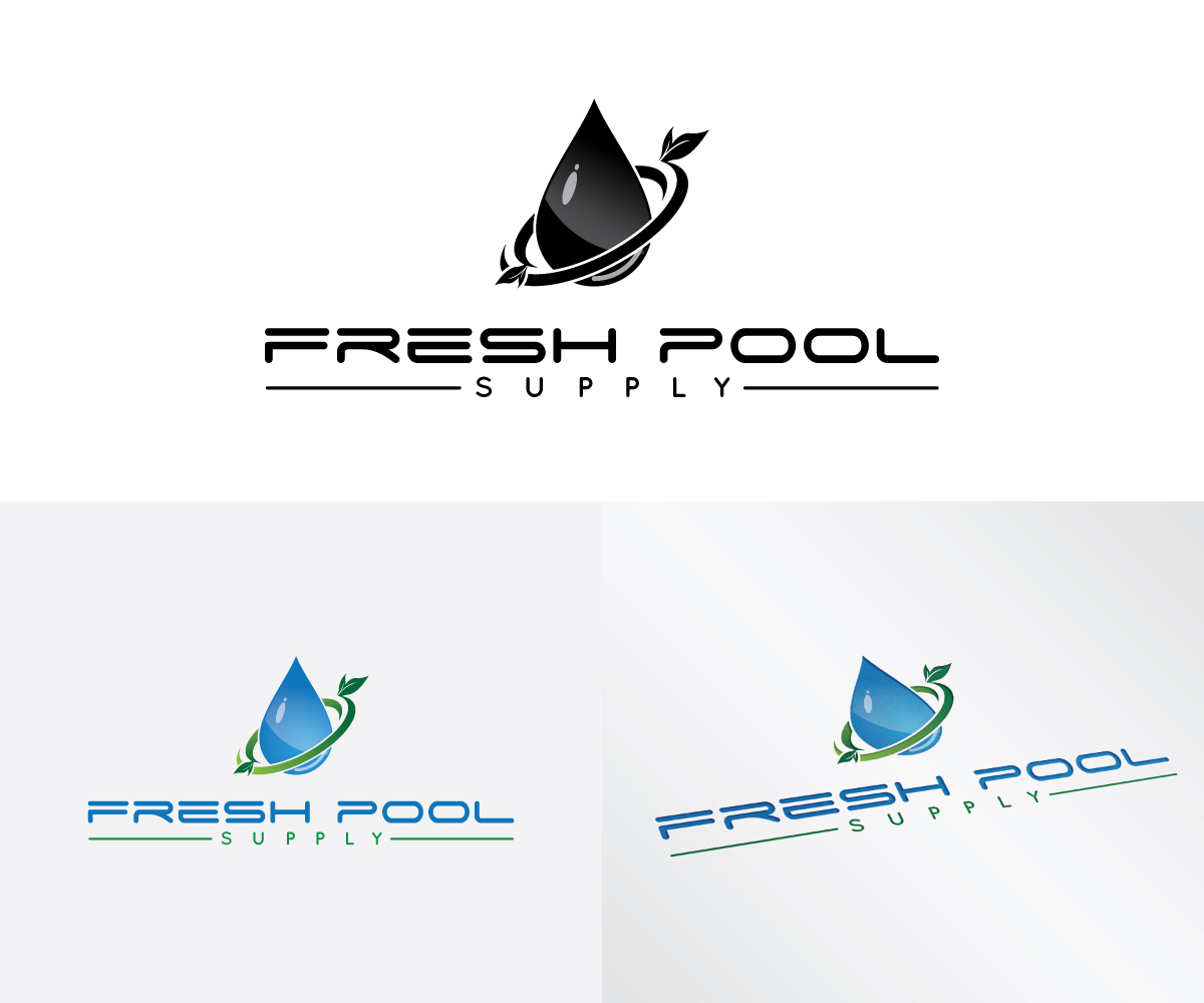 Logo Design by eMARK for Fresh & Clear Pool Service Inc. | Design #11683228