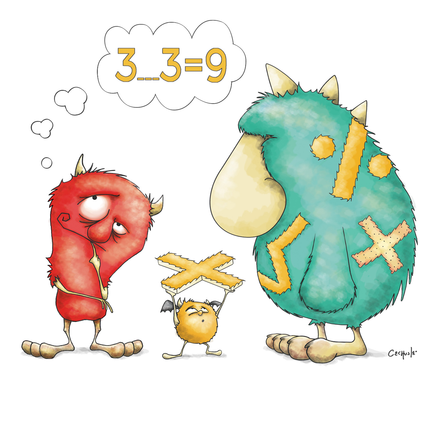 Character Design by cechusle for Mathnasium | Design #11820538