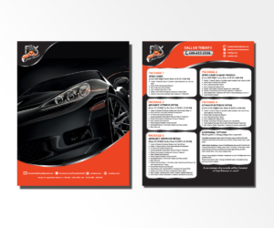 Flyer-Design von mcoco für Fox Automotive Detailing | Design: #11710432