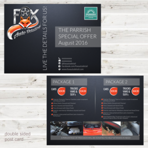 Flyer Design by elveneclipse for Fox Automotive Detailing | Design: #11704253