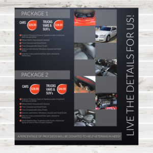 Flyer-Design von elveneclipse für Fox Automotive Detailing | Design: #11714383