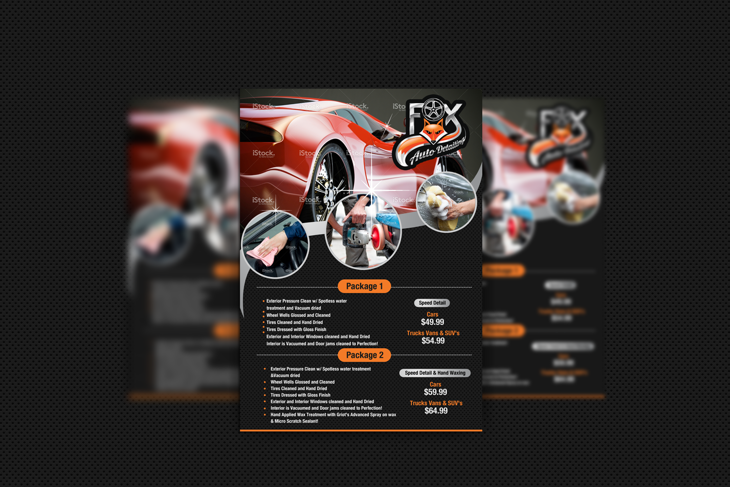 Flyer Design by Brand aid for Fox Automotive Detailing | Design #11706166
