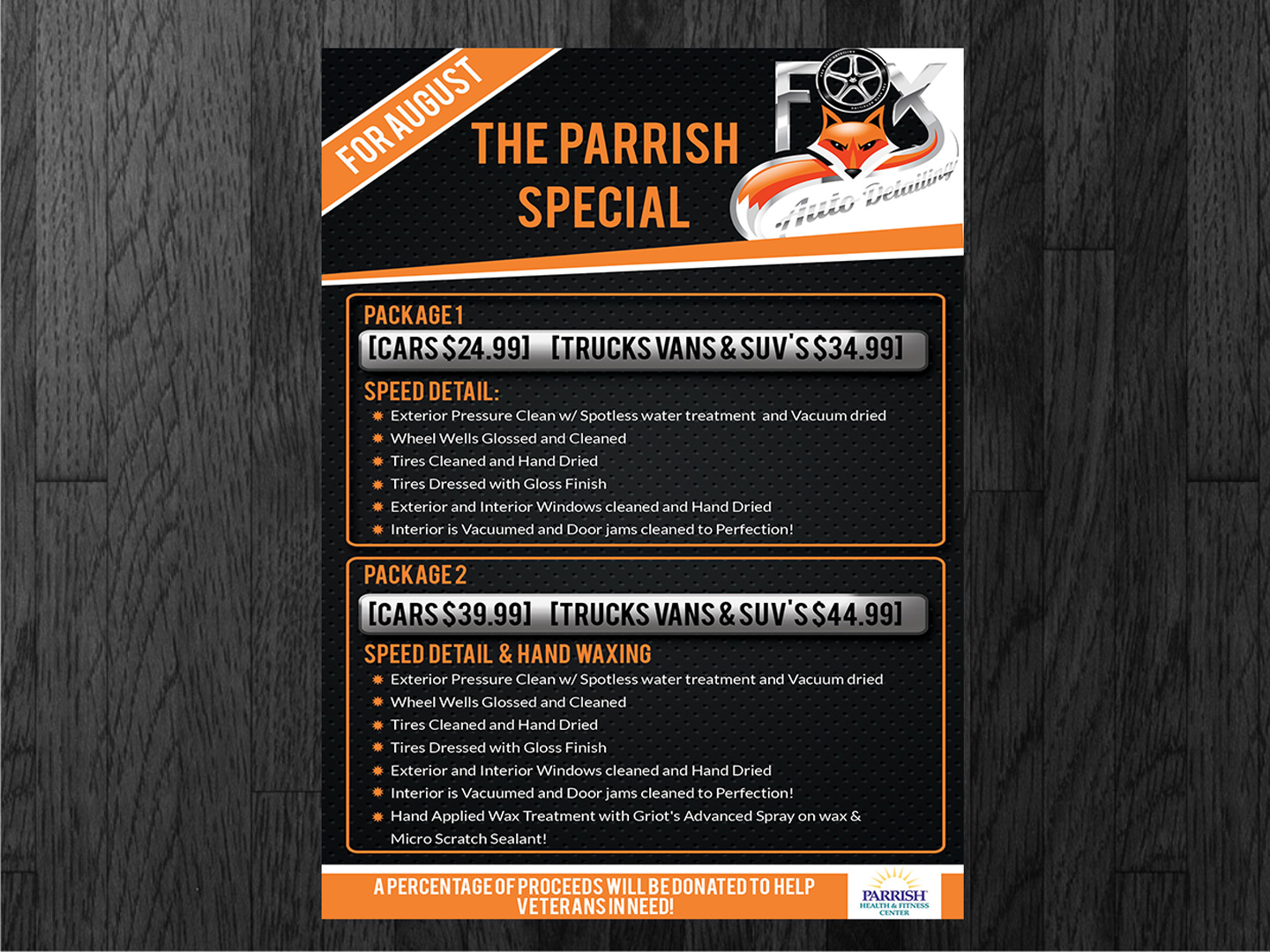 Flyer Design by Designs 2019 for Fox Automotive Detailing | Design #11693597
