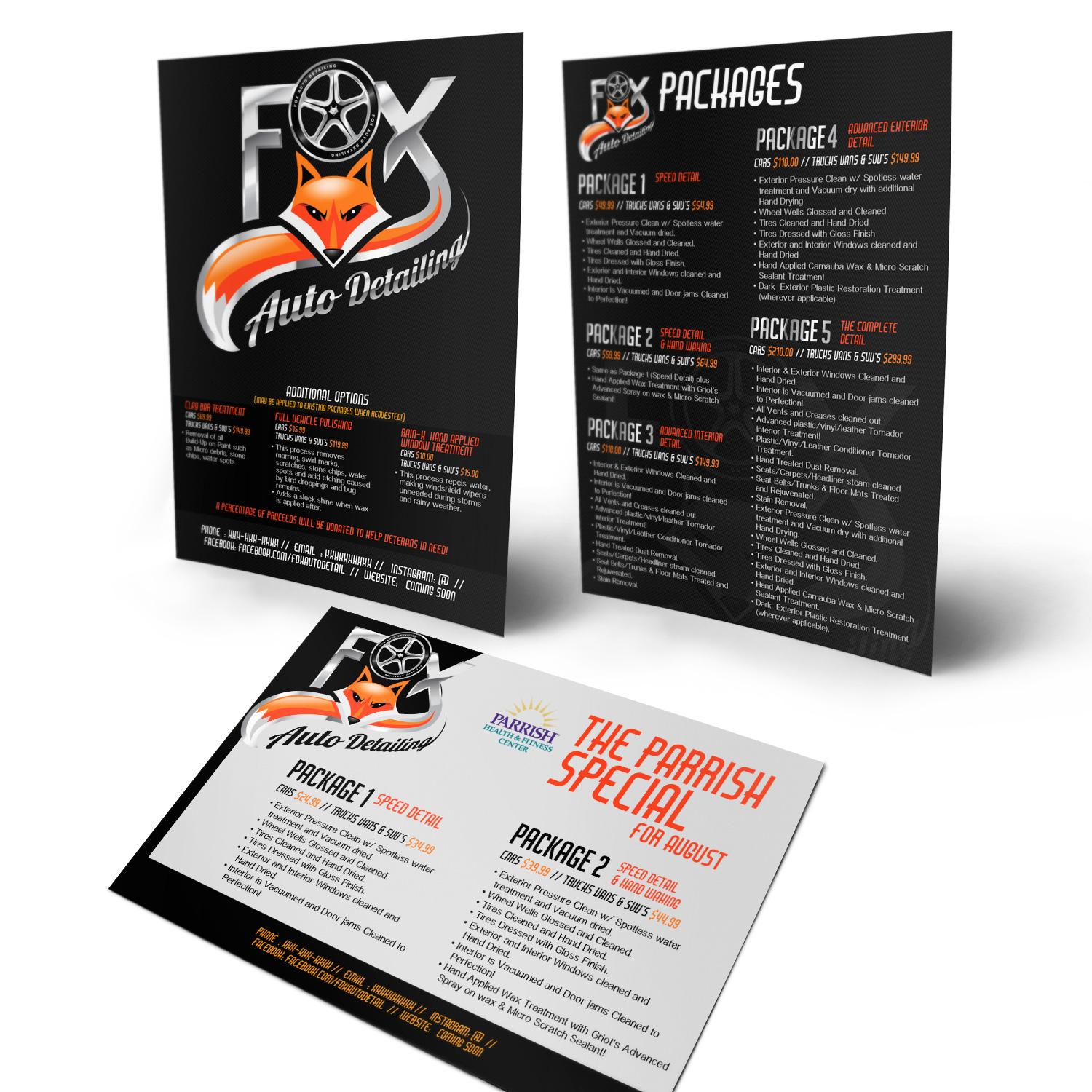 Flyer Design by dnavarrou for Fox Automotive Detailing | Design: #11708587