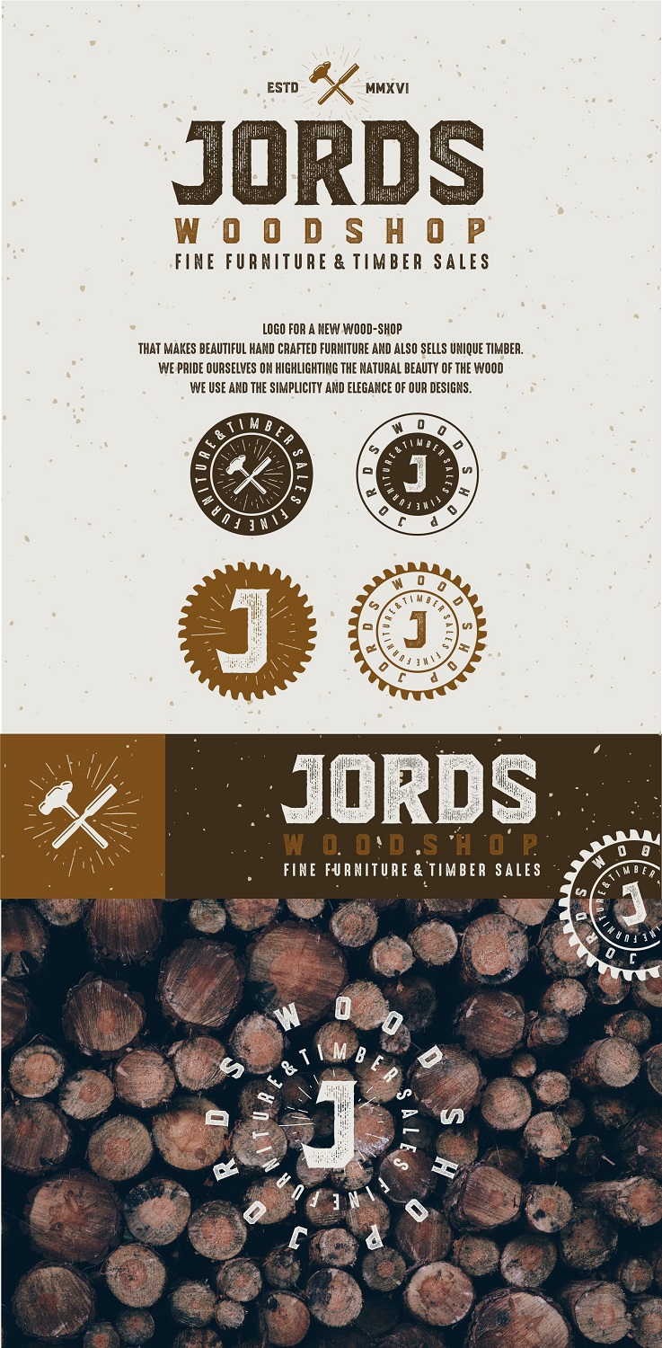 Logo Design by roman.free for JordsWoodShop | Design: #11680391