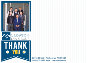 Thank You Card Design for Personal Injury Law Firm | Stationery Design by Expert Designer