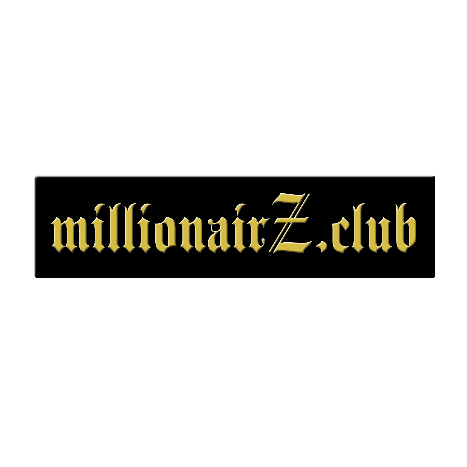 Logo Design by islamshady8 for millionairZ.club | Design #11684415