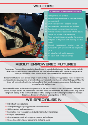 Magazine Design by Black Stallions Impressive Solutions for Empowered Futures pty Ltd | Design #11707864