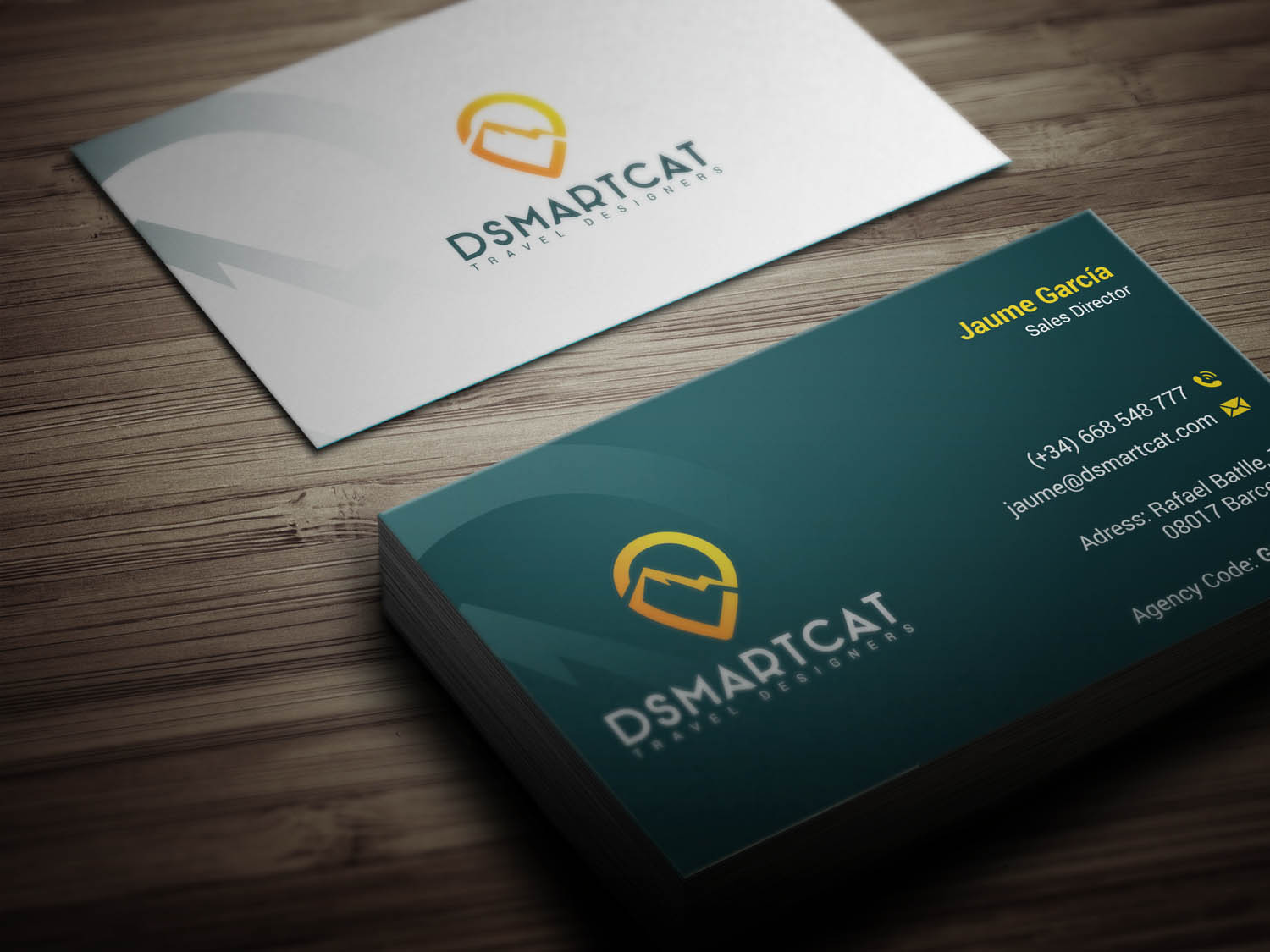 Business Card Design by toyz86 for DSMARTCAT | Design #11696061