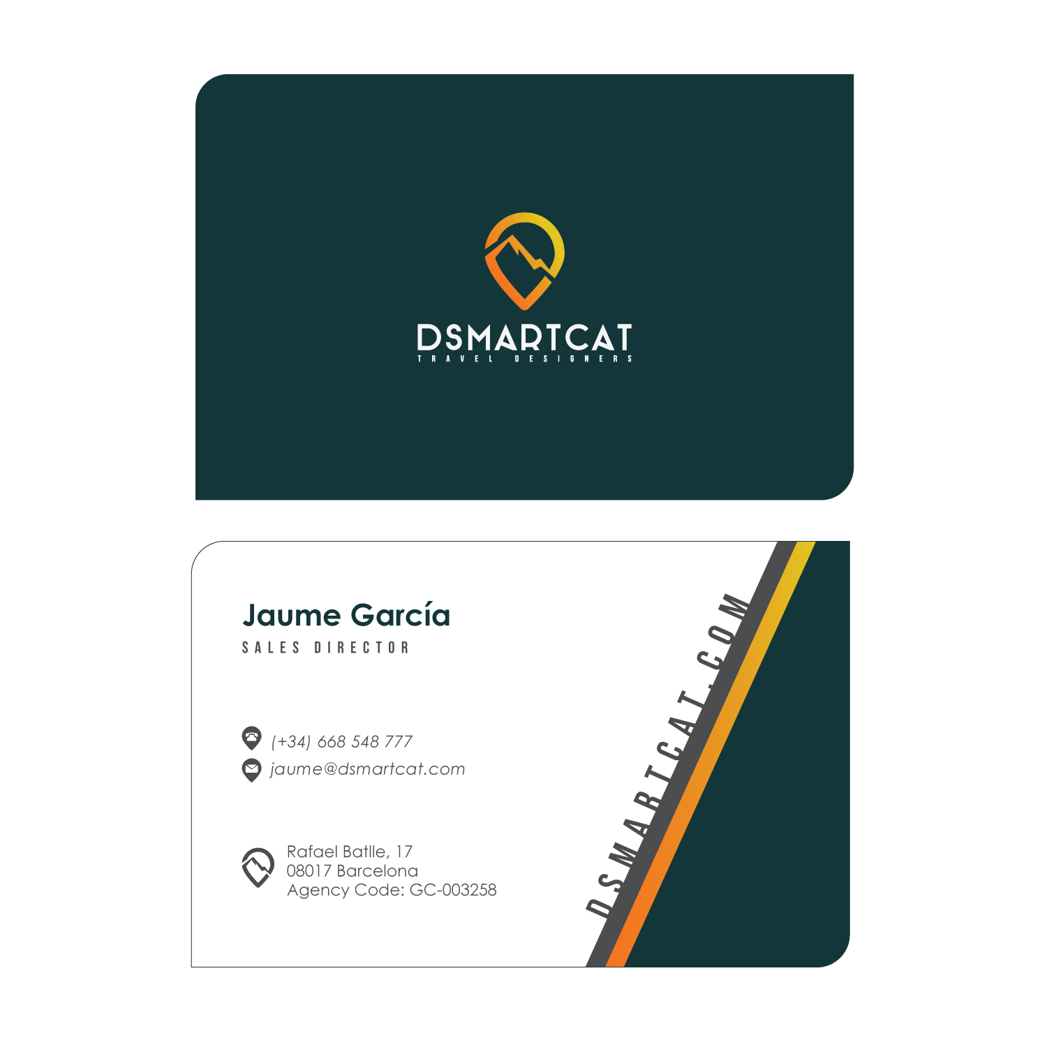 Business Card Design by m.allahe87 for DSMARTCAT | Design #11789276