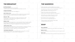 Menu Design by eckographic for RSI | Design: #2361196