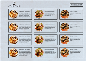 Menu Design by eckographic