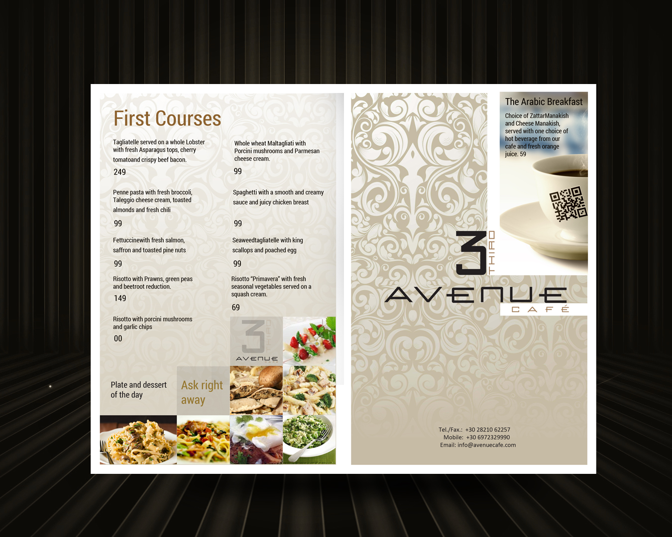 Menu Design by uk for RSI | Design #2354321