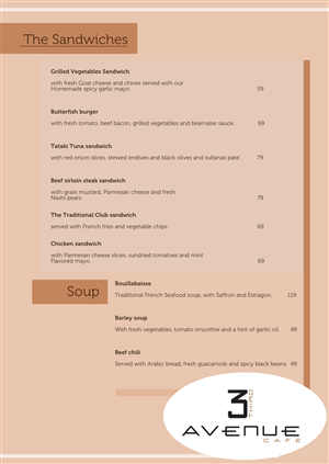 Design de Menu par Giovanni pour RSI | Design : #2346769