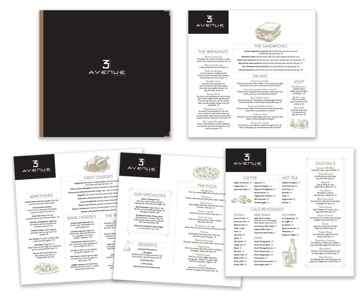 Menu Design by MC Studio for RSI | Design #2367807