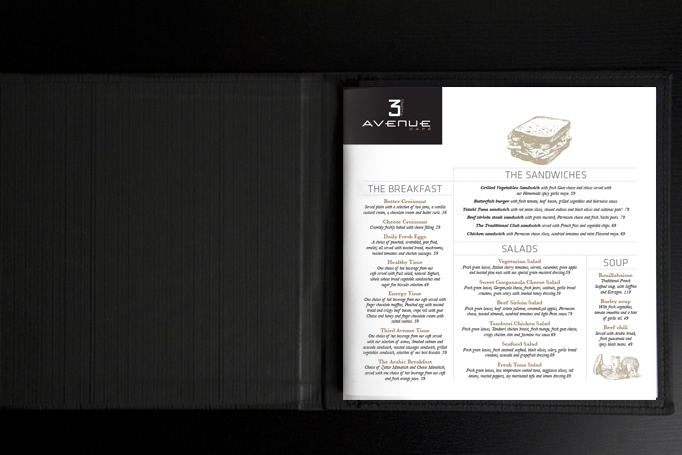 Menu Design by MC Studio for RSI | Design #2367820