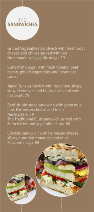 Menu Design by Seon for RSI | Design: #2366565