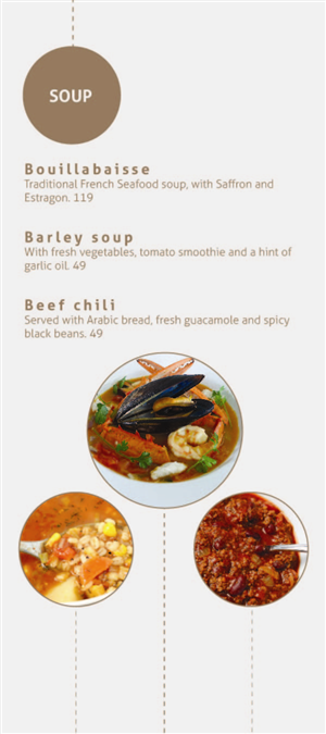 Menu Design by Seon for RSI | Design: #2366567