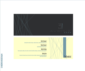 Menu Design by CHD for RSI | Design: #2355865